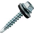 Саморез кровельный по дереву со сверлом и шайбой EPDM оцинкованный Саморез кровельный по дереву со сверлом и шайбой EPDM оцинкованный