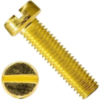 Винт М2х3 DIN 84 латунь